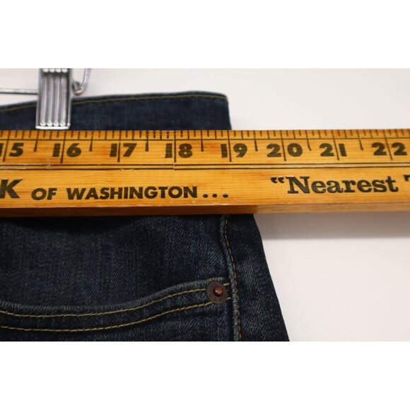 Levis 511 Mens Slim Fit Jeans W38 L30 Dark Wash Denim - Picture 11 of 15